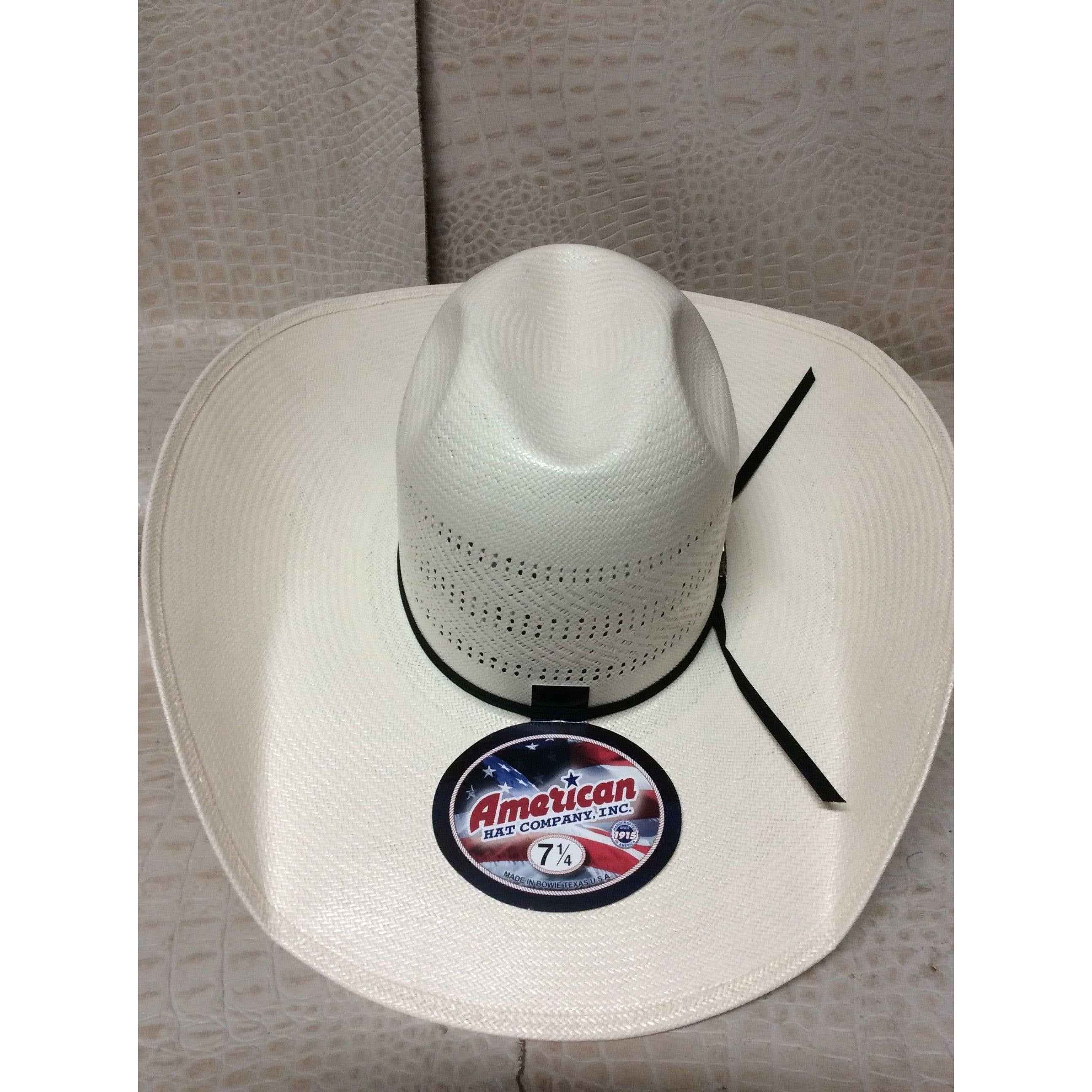 American Hat 20X Tan & Natural Rodeo Western Cowboy Straw 7400 Hat - CWesternwear