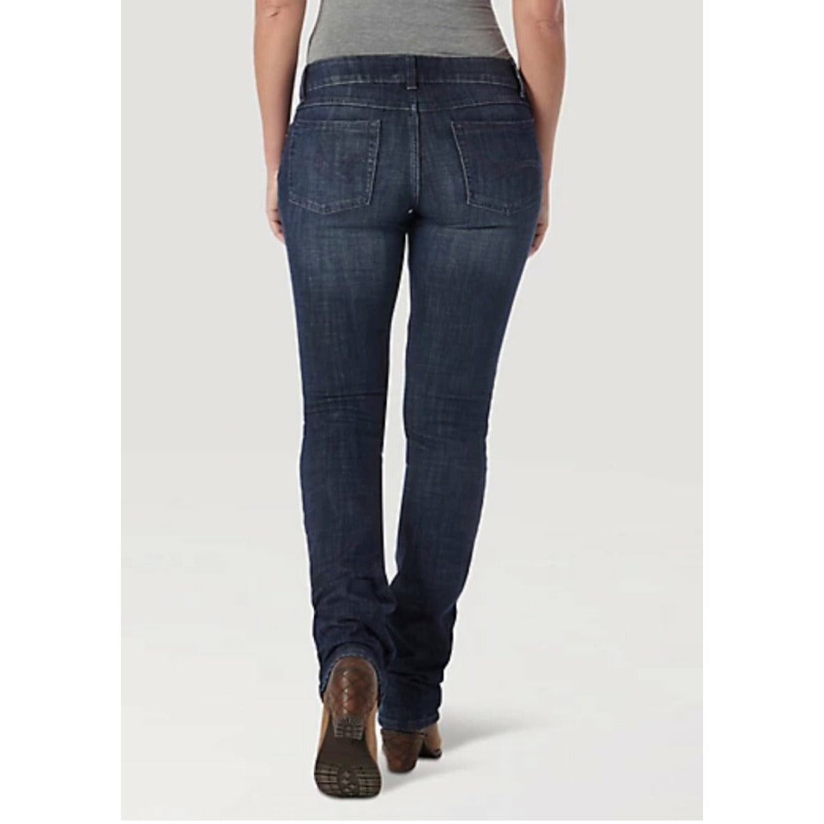 WOMEN'S WRANGLER STRAIGHT LEG JEAN IN DS WASH