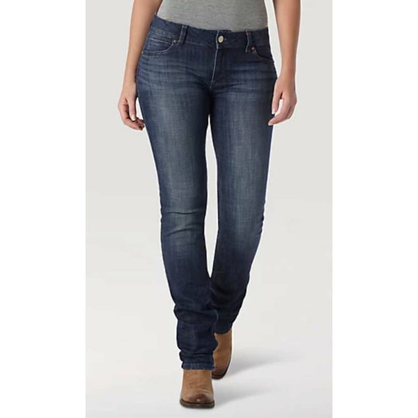 WOMEN'S WRANGLER STRAIGHT LEG JEAN IN DS WASH
