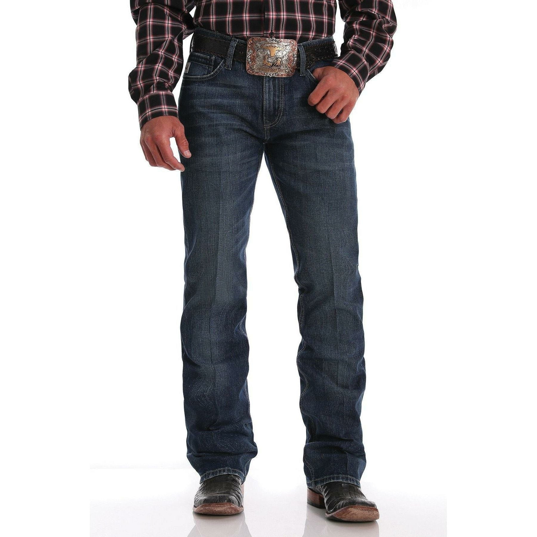 CINCH MEN'S SLIM FIT JEAN - MEDIUM STONEWASH - CWesternwear