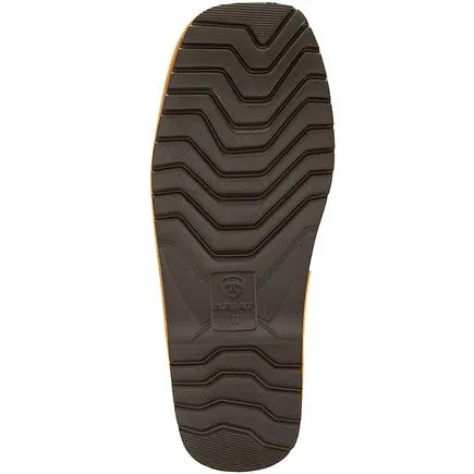 Men's Ariat Rancher Square Toe Embroidery Horns Slipper-Tan