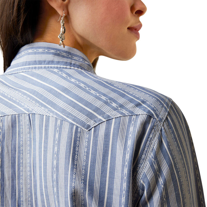 Women's Ariat Windward Shirt - Windward Dobby Stripe