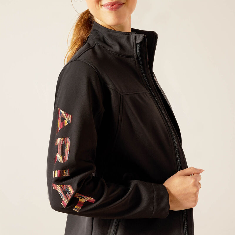 Ariat Women's New Team Softshell Jacket - Black/Mirage