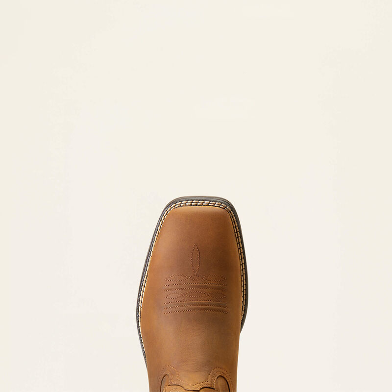 Ariat Men's Ridgeback Western Boot - Oily Distressed Tan