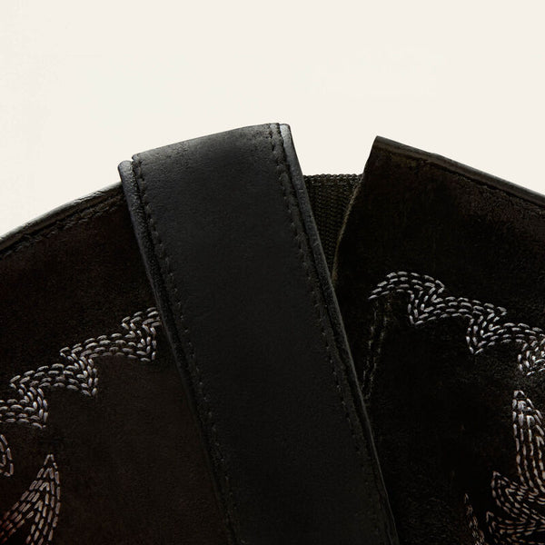 Ariat Women's Laramie Stretchfit Western Boot-Distressed Black Suede