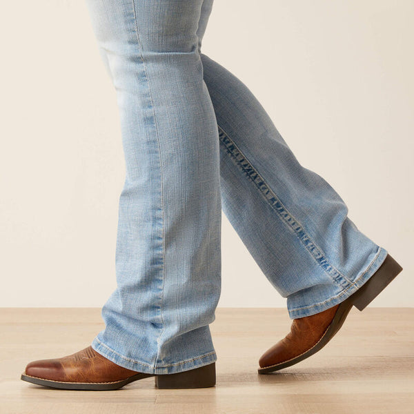 Women's Ariat  Mid Rise Hope Bootcut Jean - Nebraska