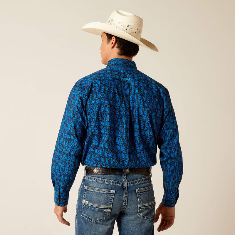Men's Ariat Pascual Classic Fit Shirt - Directoire Blue