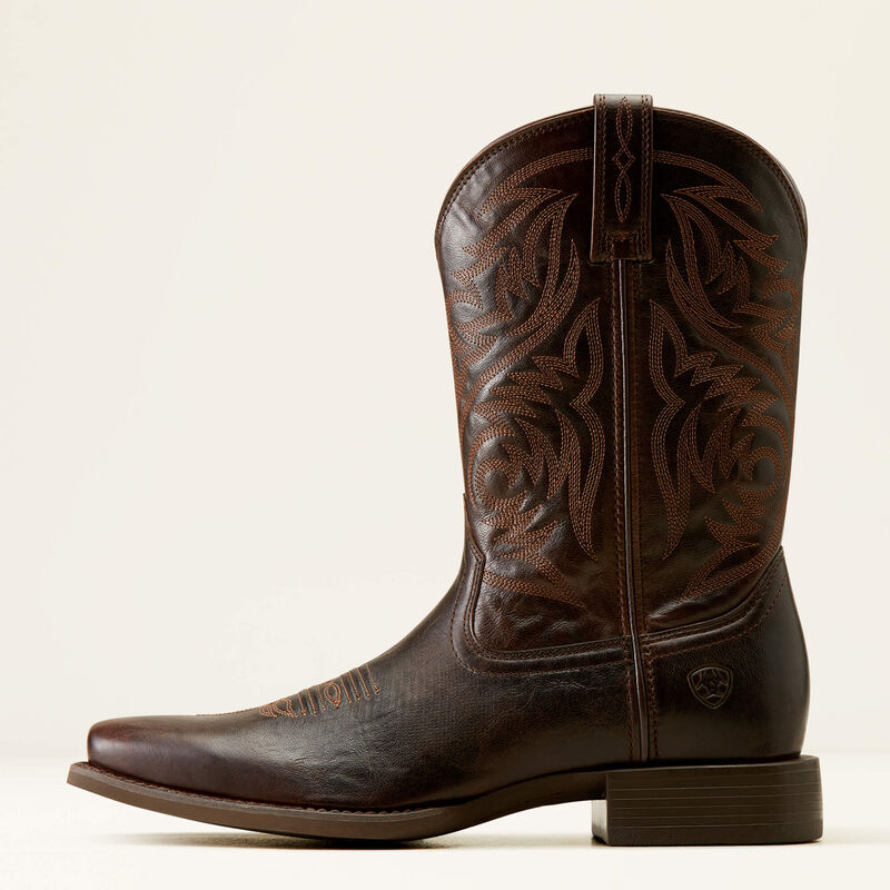 Ariat Sport Herdsman Cowboy Boot - Bunished Chocolate