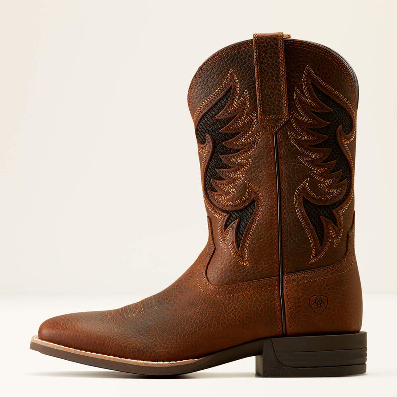 Men's Ariat Cowpuncher VentTEK Cowboy Boot - Brown Oiled Rowdy