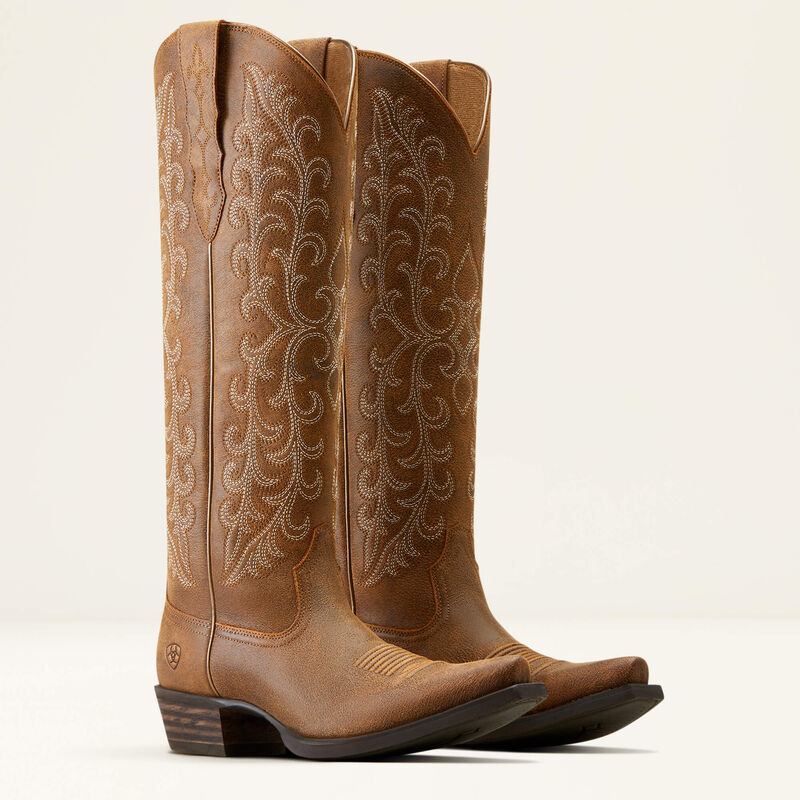Ariat Women's Tallahassee Stretchfit Western Boot - Brown Bomber