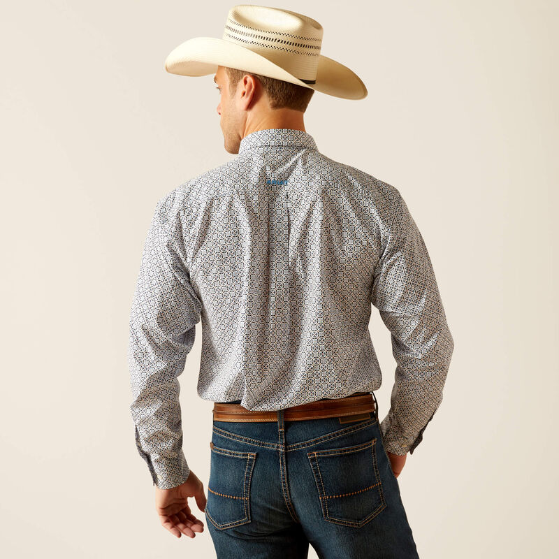 Men's Ariat Ronald Classic Fit Shirt - Blue