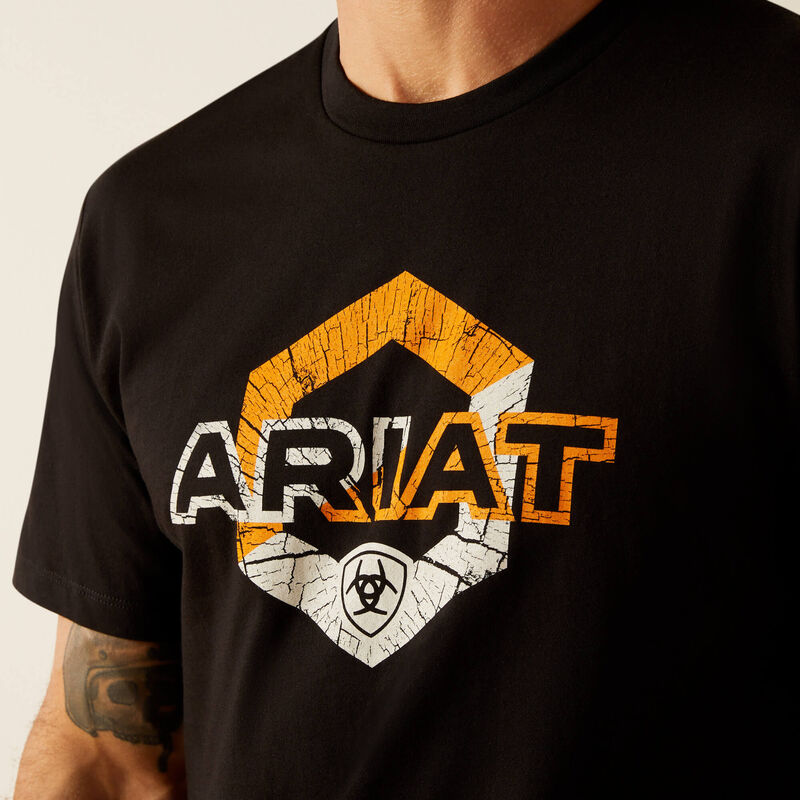 Men's Ariat Hexstatic T-Shirt - Black