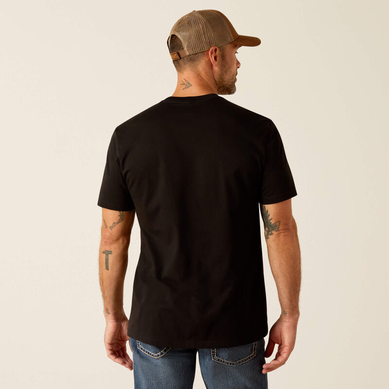 Men's Ariat Hexstatic T-Shirt - Black