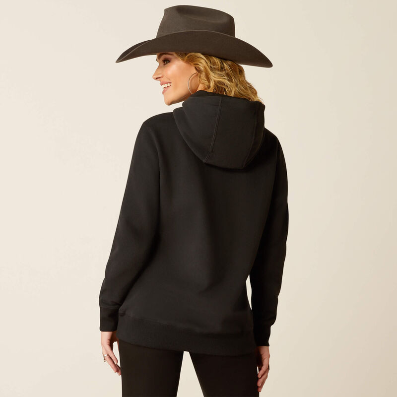 Ariat Women's Steer Stitch Hoodie - Black