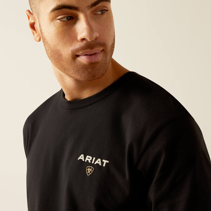 Men's Ariat American Rancher T-Shirt - Black