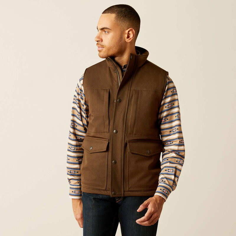 Men's Ariat® Abilene Vest - Wren Hdeather