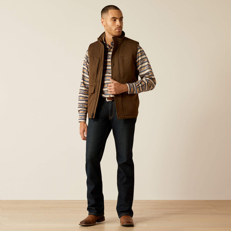 Men's Ariat® Abilene Vest - Wren Hdeather