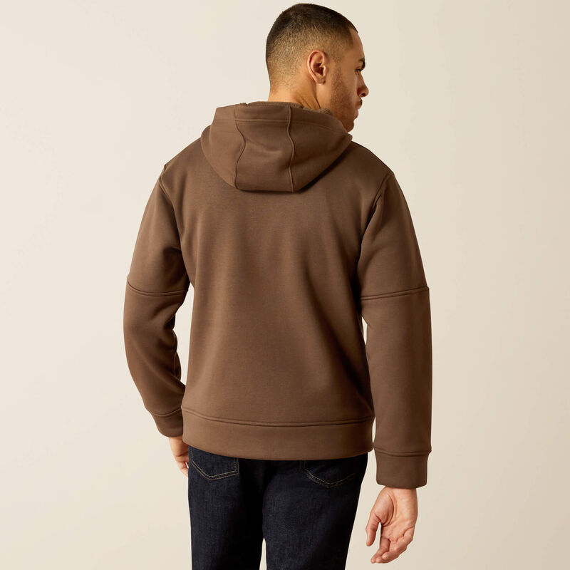 Ariat Men's Tek Fleece 2.0 Full Zip Hoodie - Banyan Bark