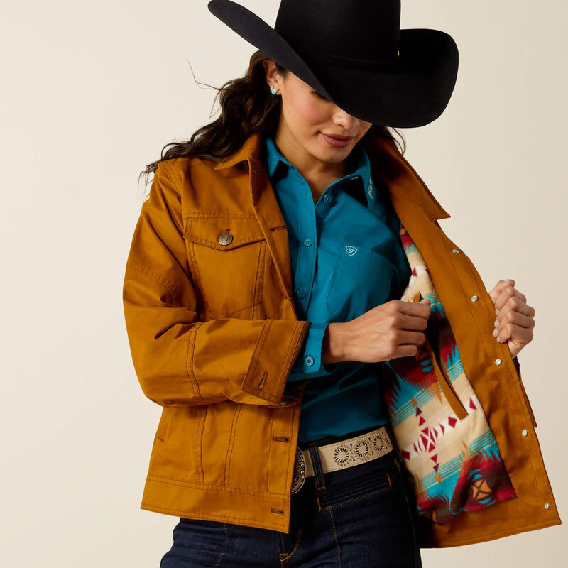 Women's Ariat Grizzly Rancher Jacket - Chestnut Horse