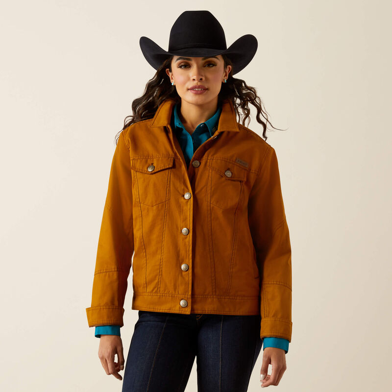 Women's Ariat Grizzly Rancher Jacket - Chestnut Horse