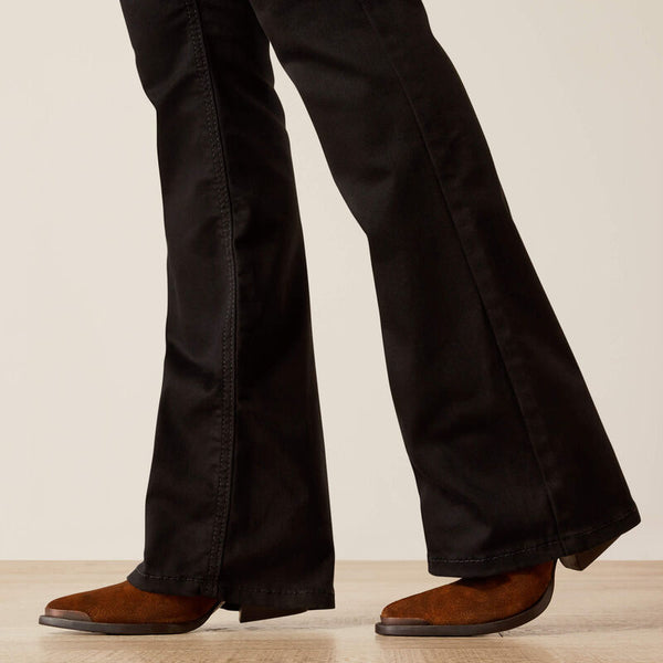 Women's Ariat Perfect Rise Ella Boot Cut Jean-Black