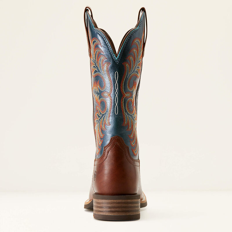 Women's Ariat Gillette Westen Cowboy Boot - Vintage Caramel/Endless Sea