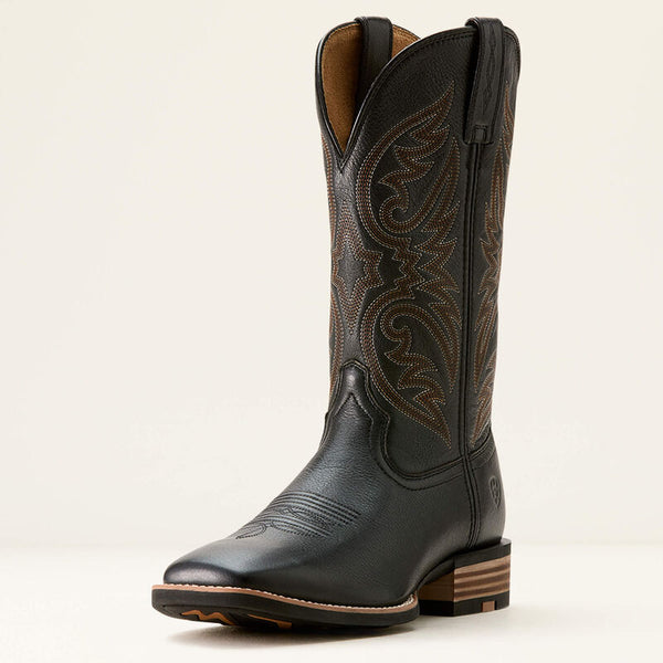 Men's Ariat Ricochet Cowboy Boot - Black Carbon