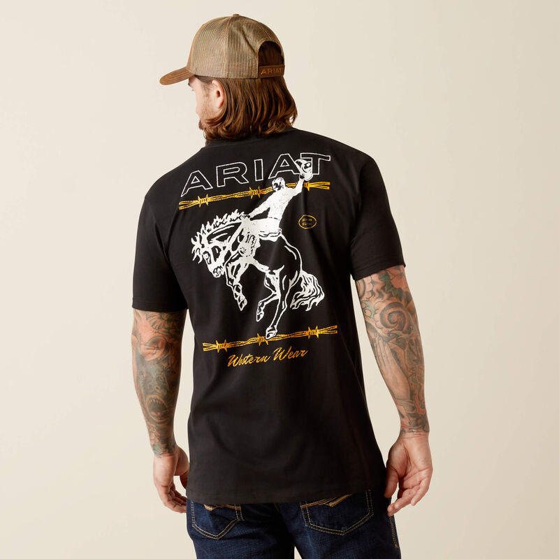 Men's Ariat Western West T-Shirt - Black