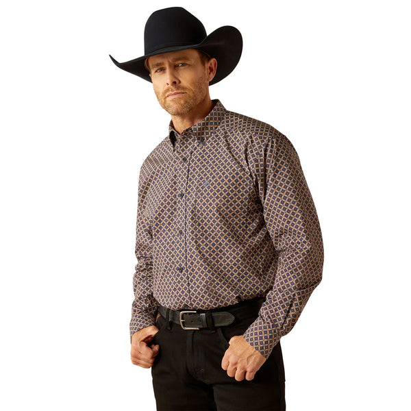 Men's Ariat Crawford Classic Fit Shirt - Navy