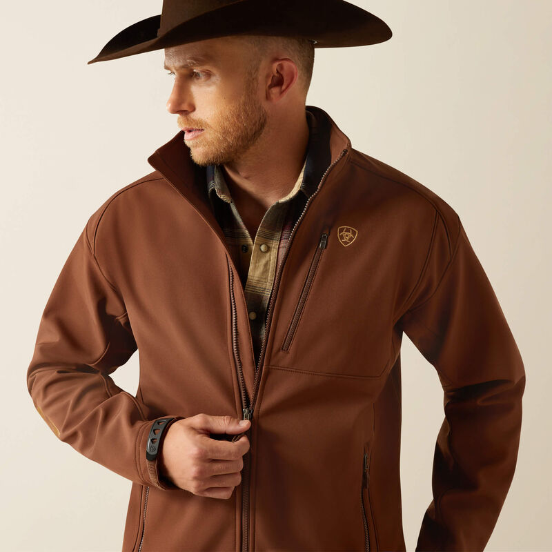 Ariat Men’s Logo 2.0 Softshell Jacket - Potting Soil