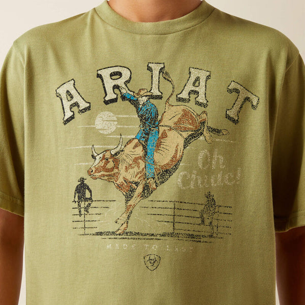 Boy's Ariat Oh Chute T-Shirt-Tent Green