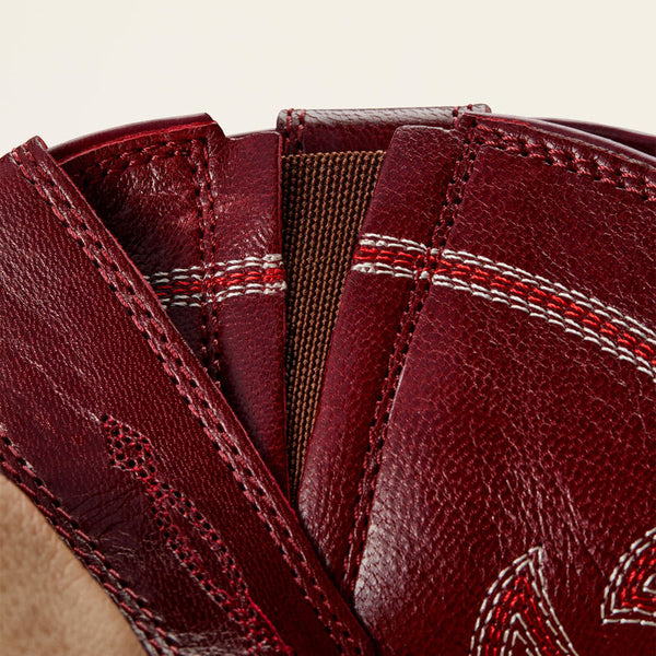 Women's Ariat Heritage J Toe Stretchfit Western Boot-Sangria