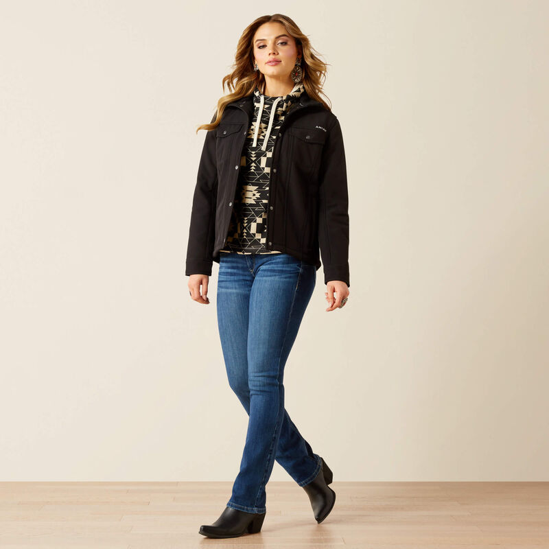Ariat Women's Berber Back Softshell Jacket-Black