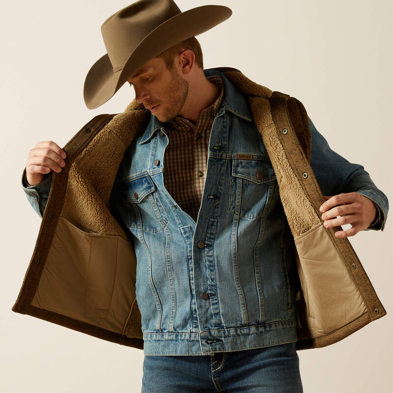 Ariat Men's Caldwell Sherpa Vest-Cub