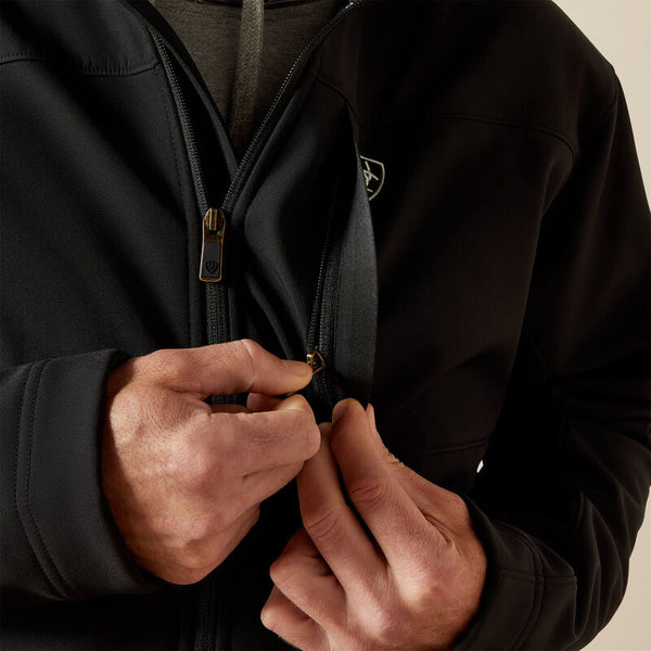 Ariat® Men's Vernon Softshell Jacket-Black