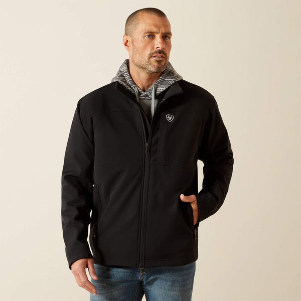 Ariat® Men's Vernon Softshell Jacket-Black