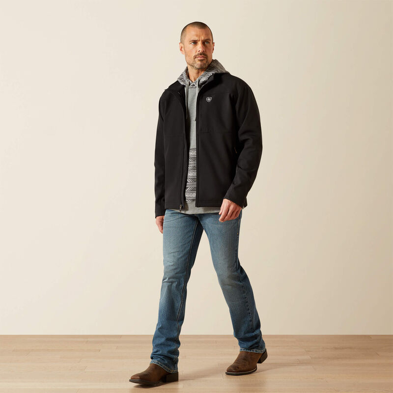 Ariat® Men's Vernon Softshell Jacket-Black