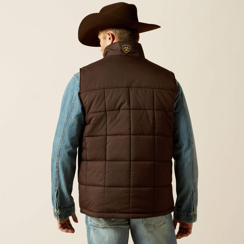 Ariat Men's Crius Insulated Concealed Carry Vest-Brown