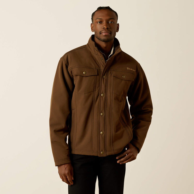 Ariat® Men's Vernon Sherpa 2.0 Jacket -Dark Brown