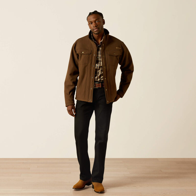 Ariat® Men's Vernon Sherpa 2.0 Jacket -Dark Brown