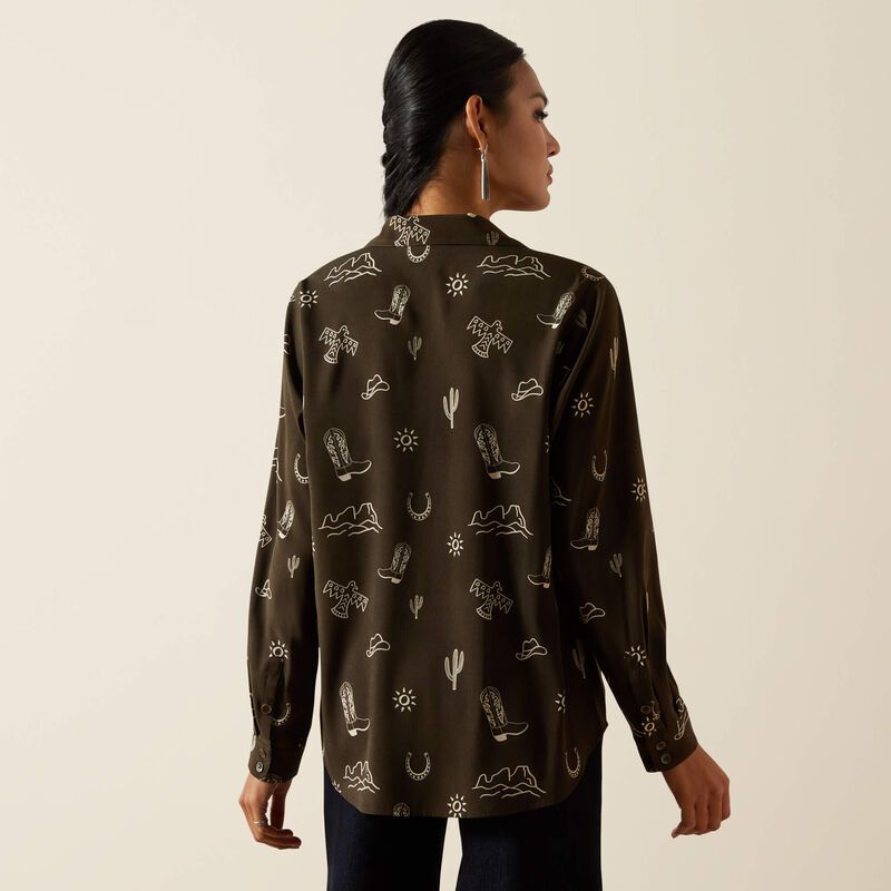Women's Ariat Homestyle Shirt-Layla Print