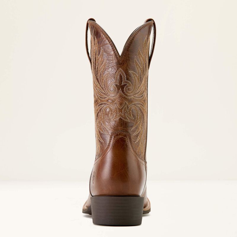 Men's Ariat Sport Cutter Toe Cowboy Boot-Dark Tan