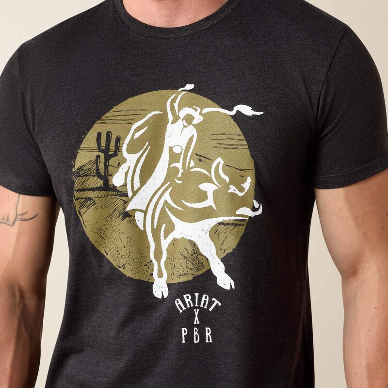 Men's Ariat No Guts No Glory PBR T-Shirt-Phantom