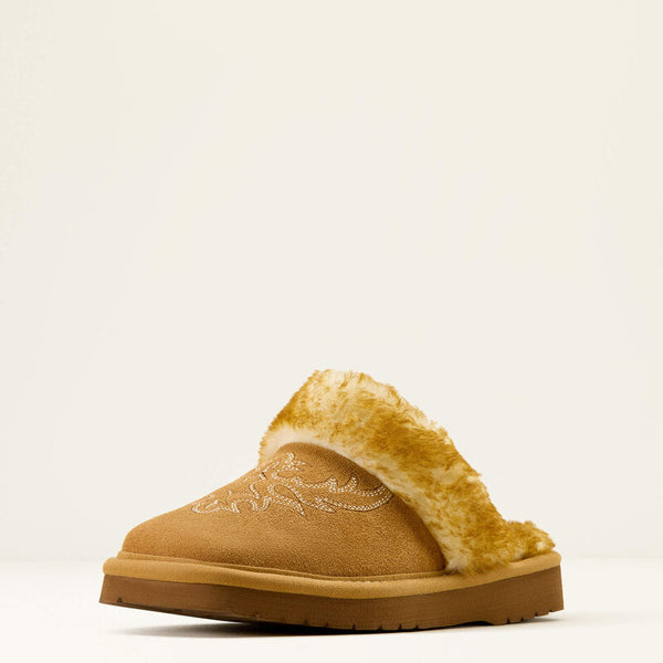 Women's Ariat Jackie Cowgirl Square Toe Slipper-Tan