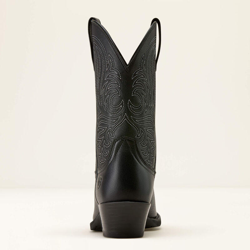 Men's Ariat Sport Lawman Square Toe Cowboy Boot-Black Deertan