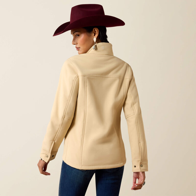 Ariat Women's Berber Back Softshell Jacket-Irish Cream