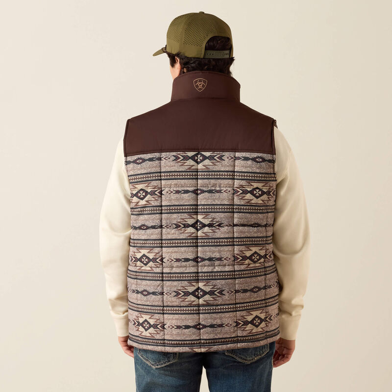 Ariat Men's Crius Insulated Concealed Carry Vest-Tonal Southweat/Silver Mink Heather