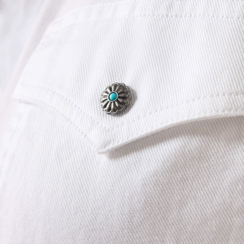 Women's Ariat Horizon Western Snap Shirt-White