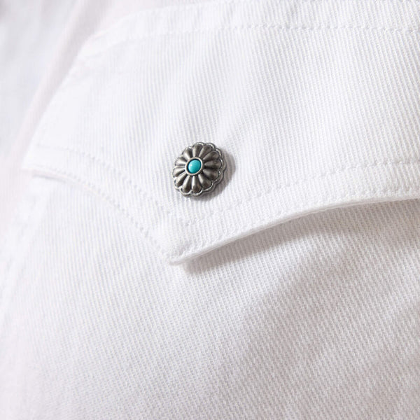 Women's Ariat Horizon Western Snap Shirt-White