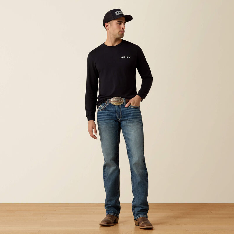 Men's Ariat M5 Straight Reid Jeans-Durango